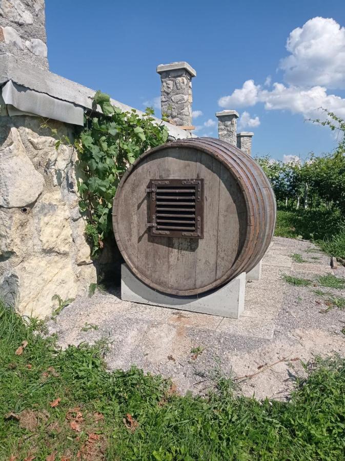 Zerko Holiday Home - Vineyard Chalet With Sauna And Jacuzzi Free Mirna Kültér fotó